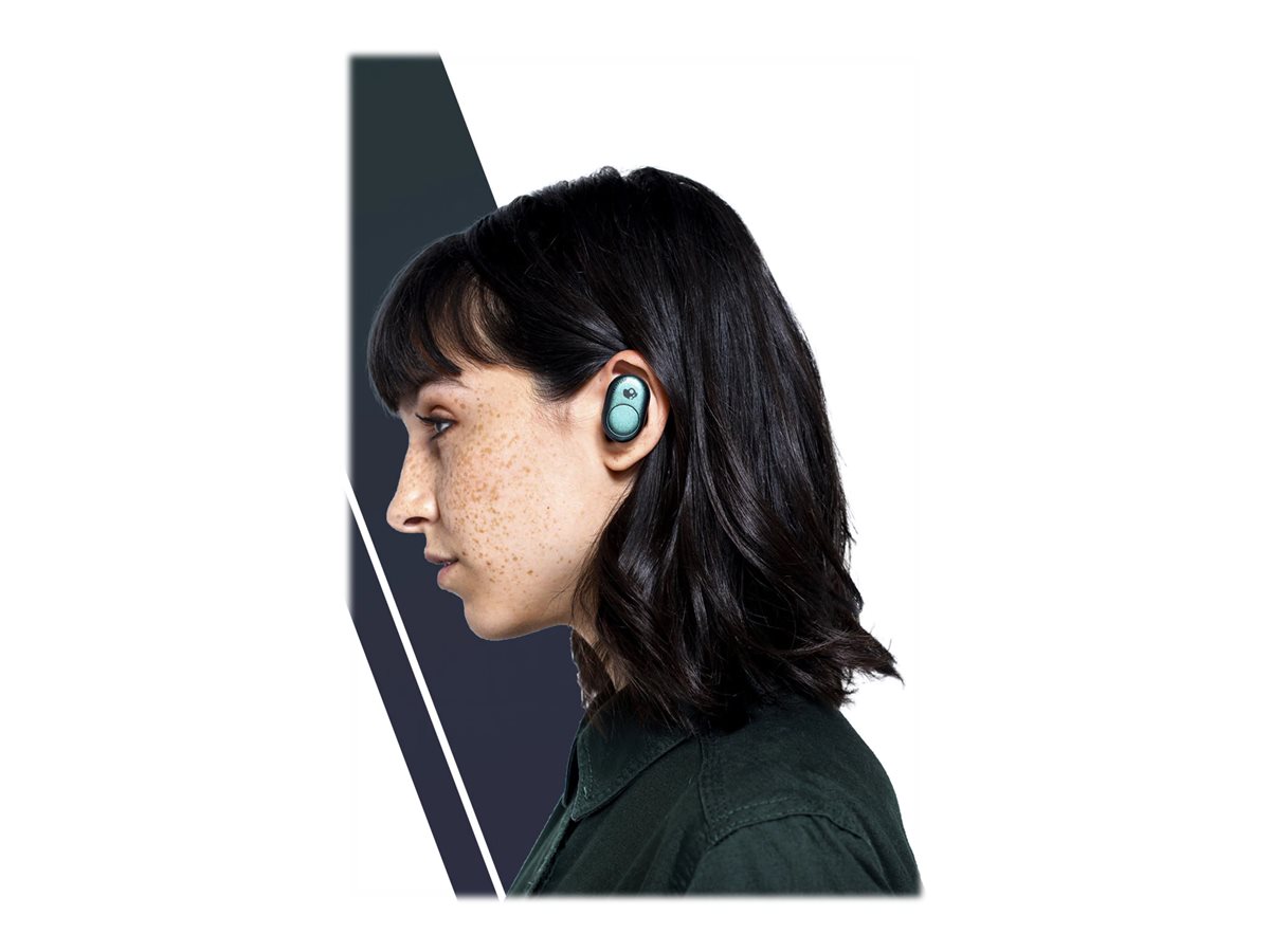 Skullcandy Push Trådløs Ægte trådløse øretelefoner Sort Grøn