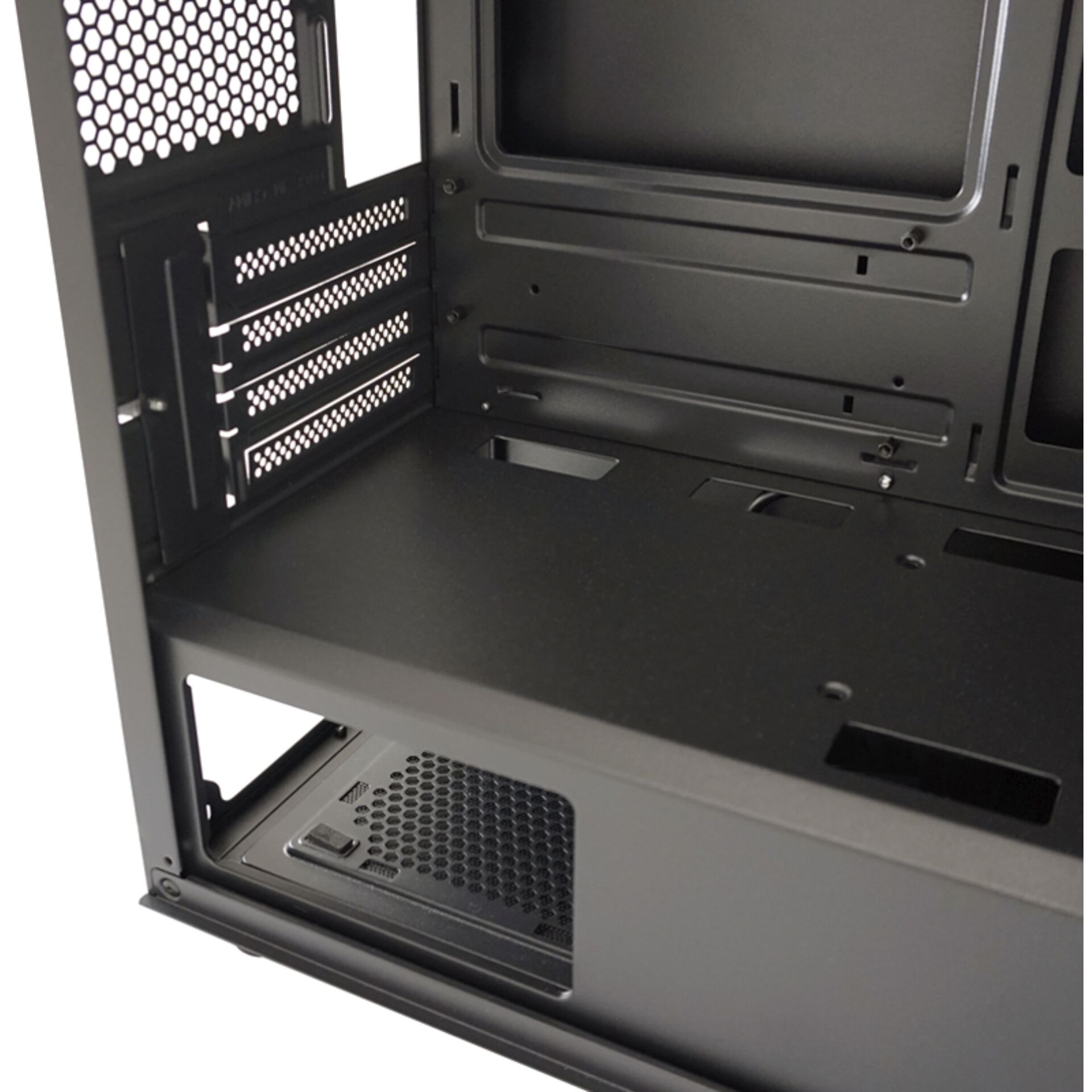 Gehäuse Micro-ATX 2016MB black 2xUSB3.0,2xUSB2.0,ohne Netzteil
