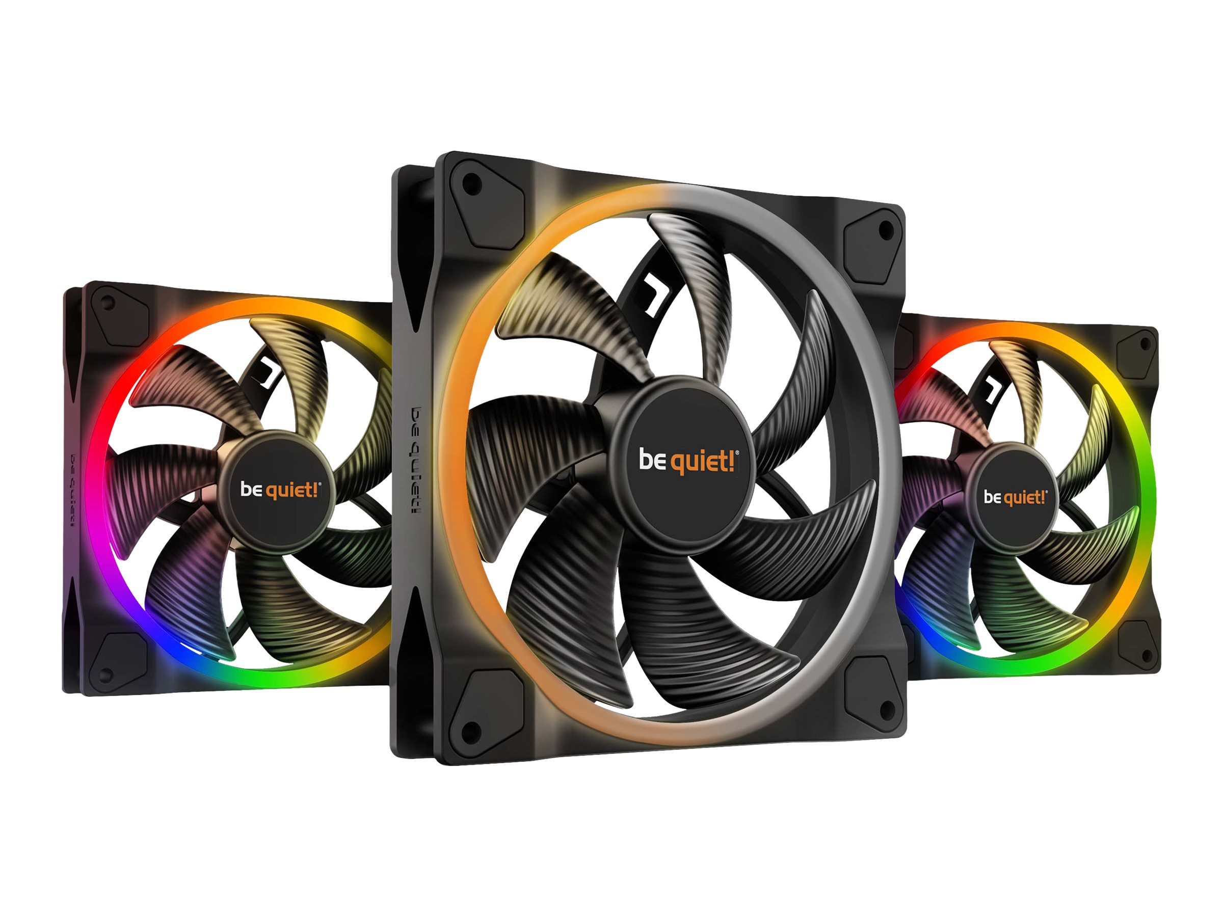 be quiet! Light Wings Fan 3-pack Sort 140 mm