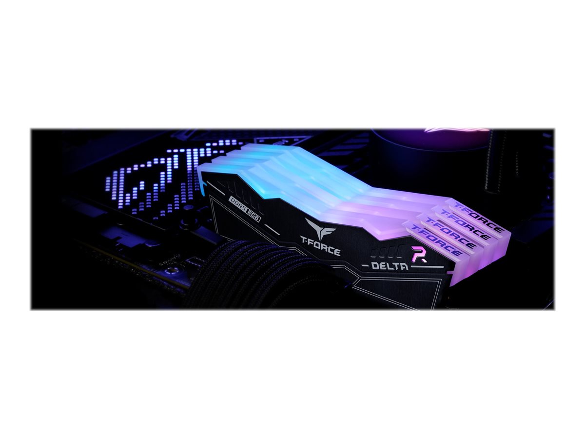 T-Force DELTA RGB DDR5 32GB kit 6400MHz CL40 On-die ECC