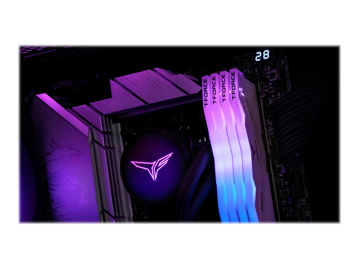 T-Force DELTA RGB DDR5 32GB kit 6000MHz CL38 On-die ECC