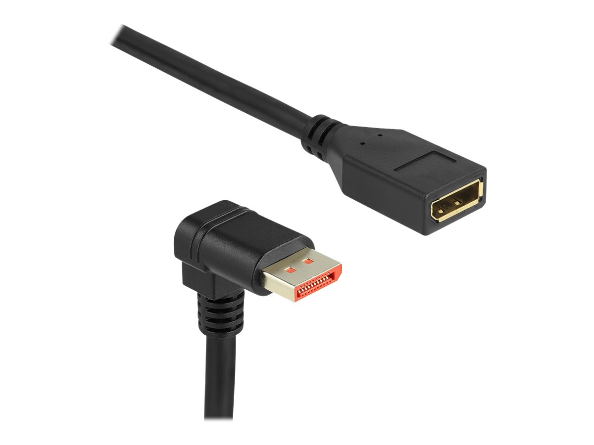 Delock DisplayPort forlængerkabel 1m Sort