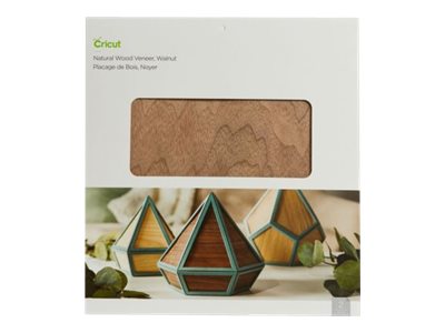 Cricut Natural Wood Veneer Hobbymateriale Valnød