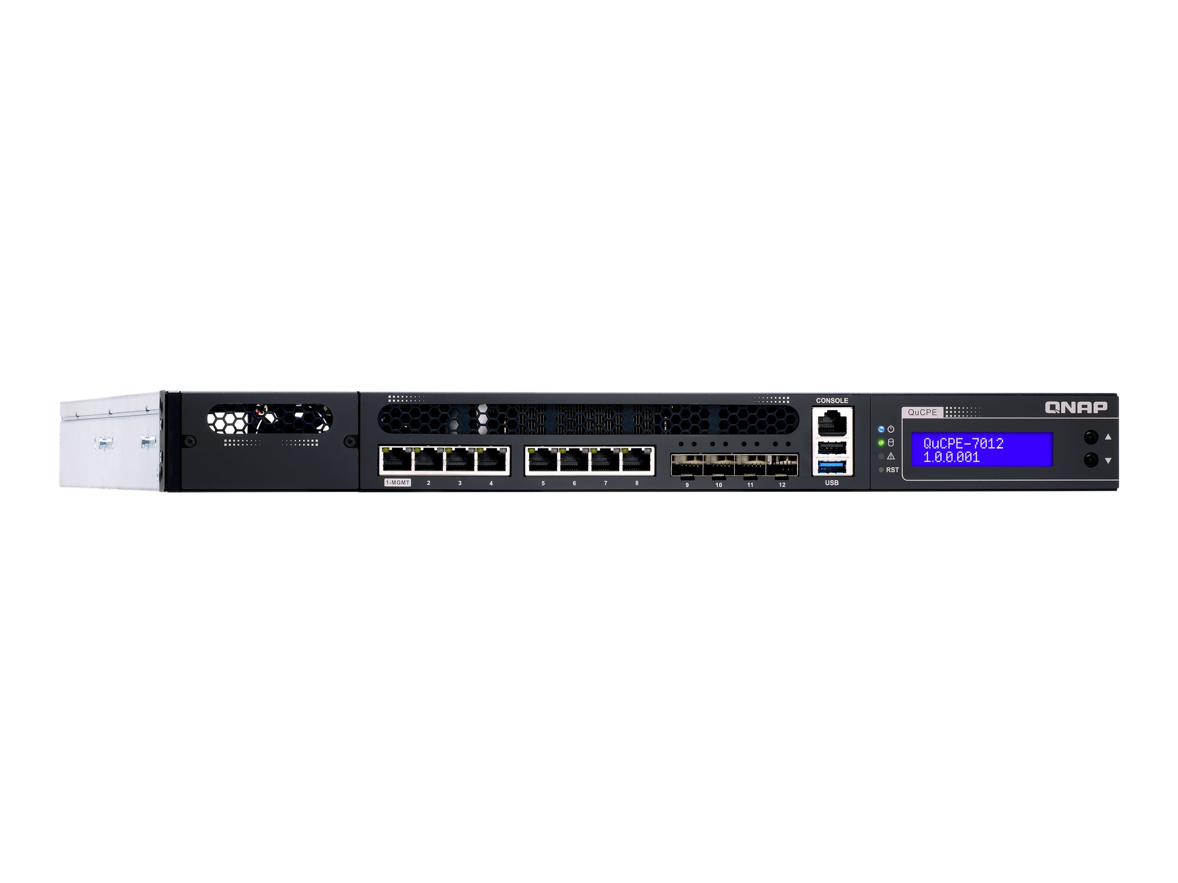 QNAP QuCPE-7012 Virtualiseringsapparat Rackmonterbar