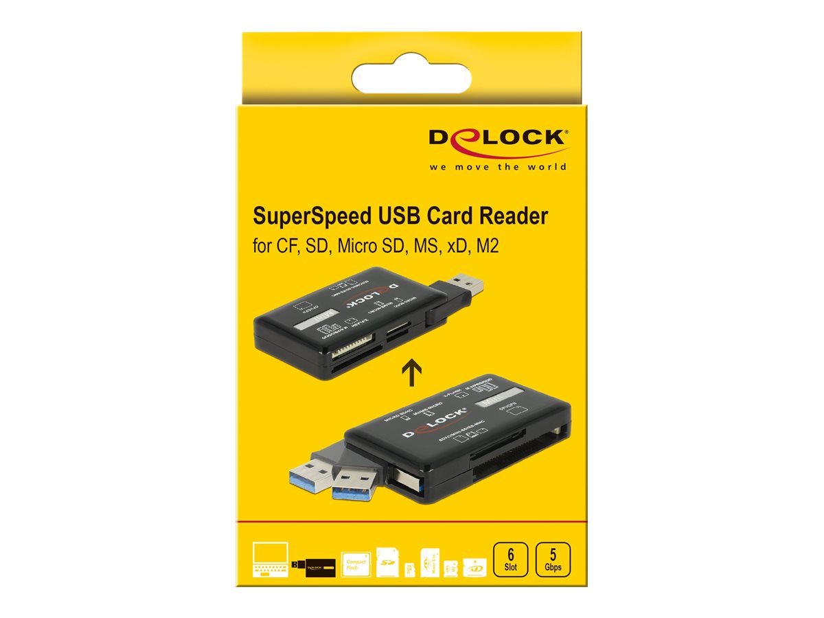 DeLOCK Kortlæser USB 3.2 Gen 1
