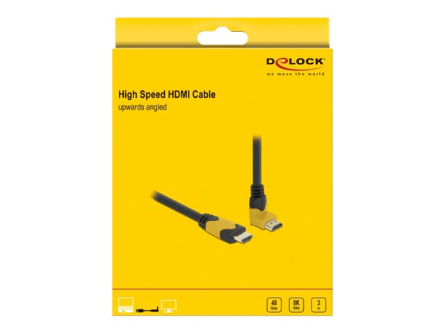 Delock HDMI-kabel 3m Sort