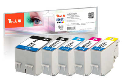 Peach 320402 Sort, Koral, Magenta, Foto sort, Gul 550 sider Blæk
