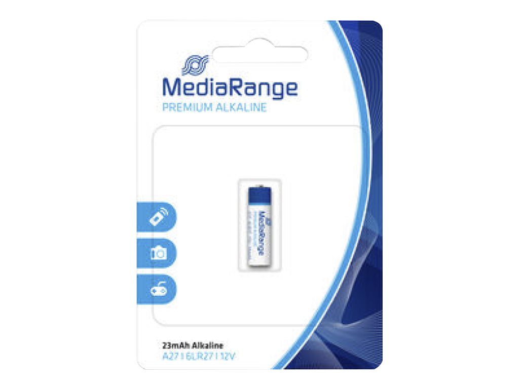 MediaRange Premium A27 Standardbatterier 23mAh