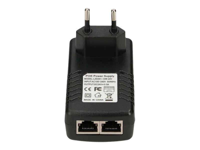 Extralink POE-24-12W Strøminjektor Ekstern Sort