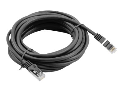 Lanberg CAT 6 Kabel med folie og kobberfletning (FTP) 20m Patchkabel Sort RAL 9004