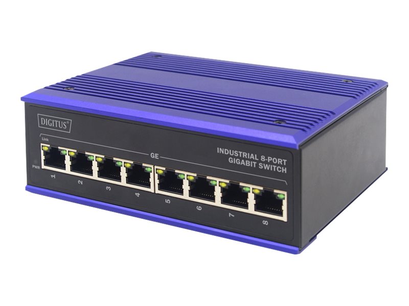DIGITUS Professional DN-651119 Industrial Switch 8-porte Gigabit