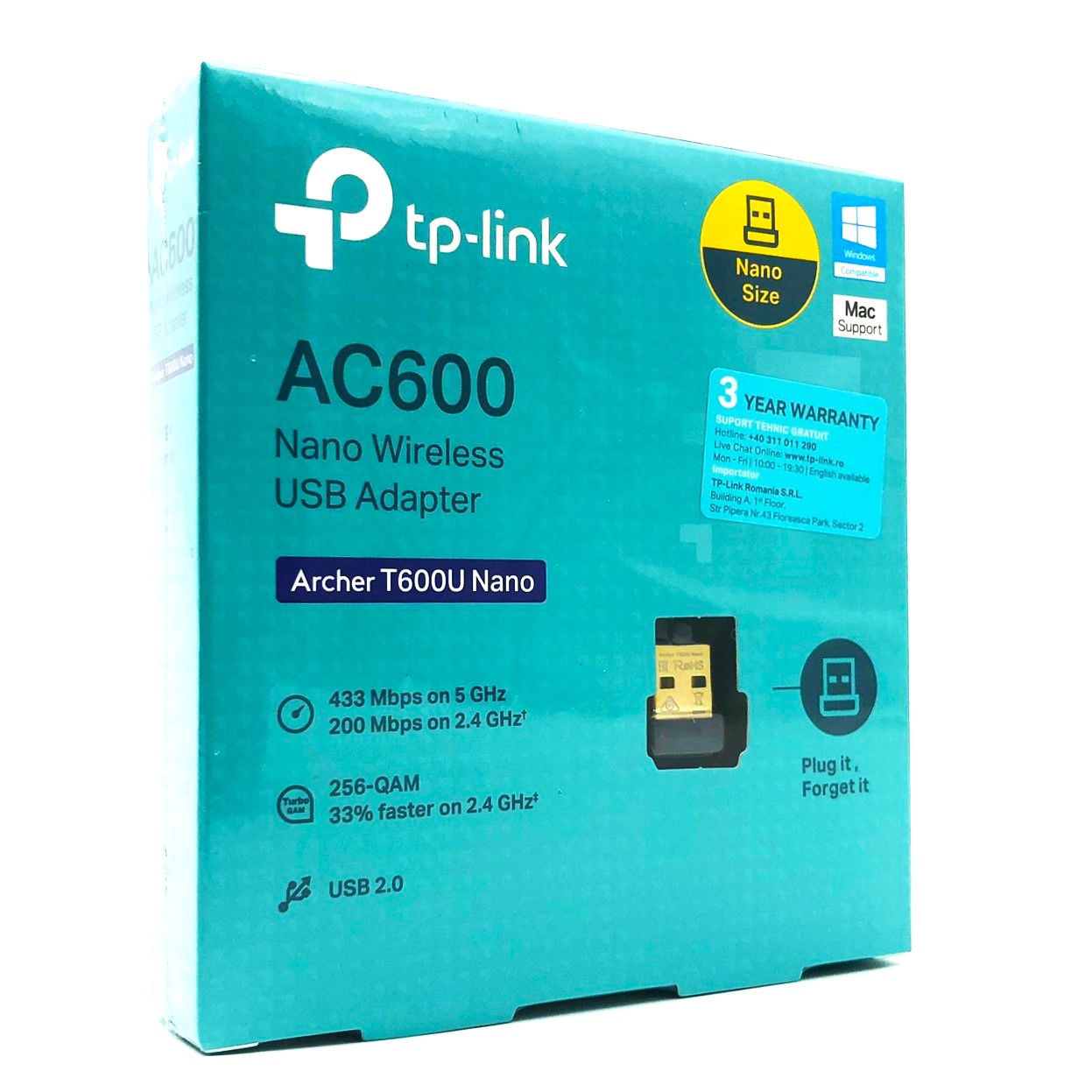 TP-Link Netværksadapter USB 2.0 600Mbps Trådløs