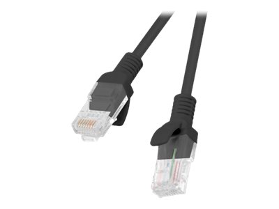 Lanberg CAT 5e Ikke afskærmet parsnoet (UTP) 5m Patchkabel Sort RAL 9004