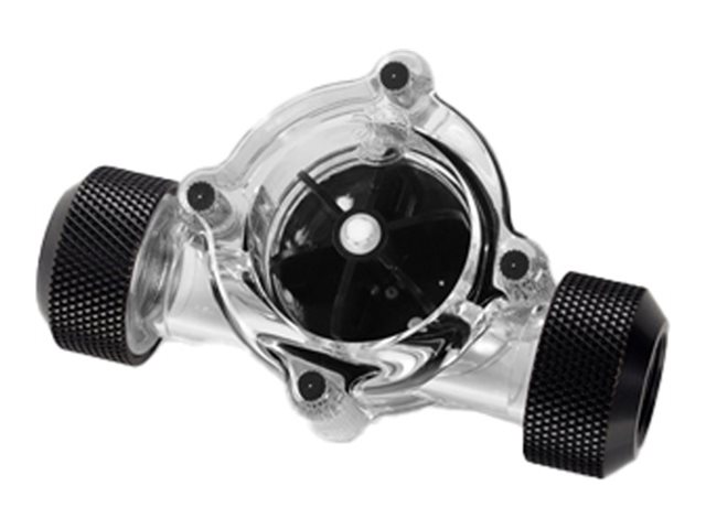 Bitspower Flydende kølesystem-flowmåler 1-pack Sort Transparent