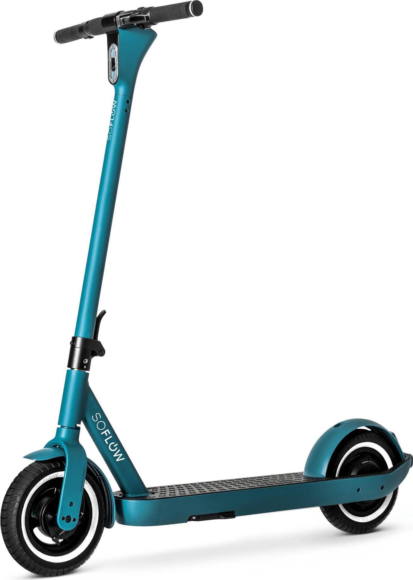 [AI generated title] Soflow So One Pro E-Scooter Med Blinklys