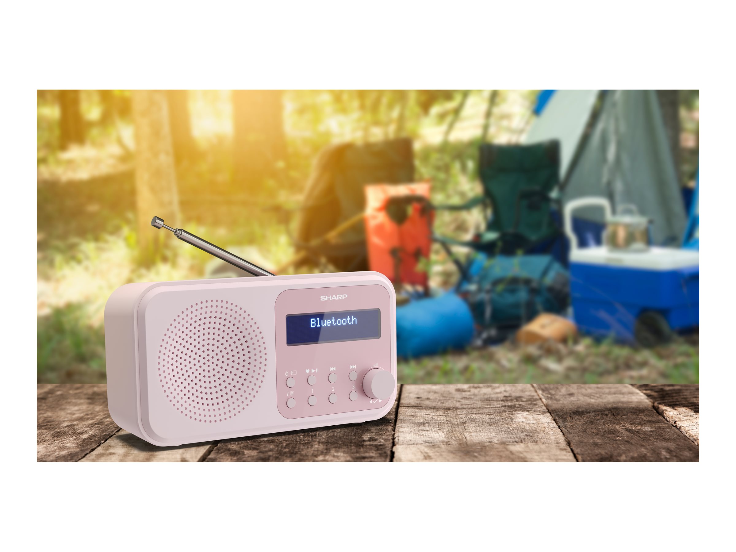 Sharp Tokyo DR-P420 DAB bærbar radio Pink