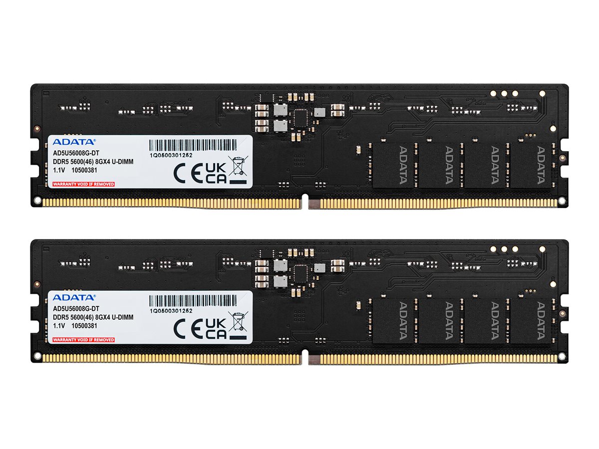 ADATA DDR5 SDRAM 32GB kit 5600MHz On-die ECC DIMM 288-PIN