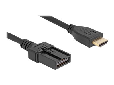 Delock HDMI-kabel 3m Sort