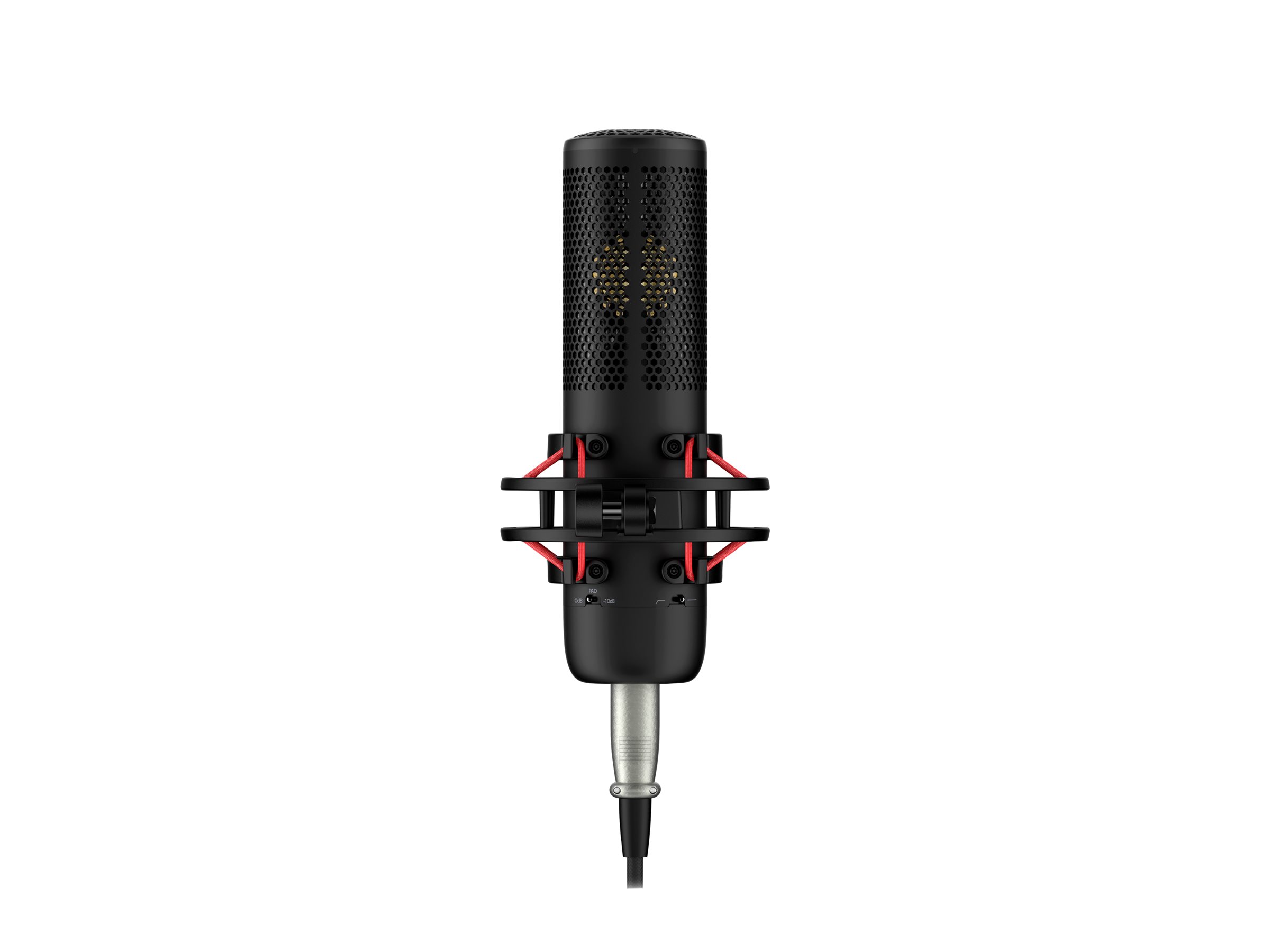 HyperX ProCast Mikrofon Kabling -38dB Kardioide Sort Rød