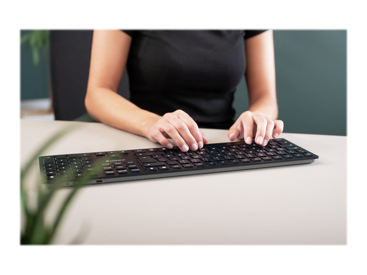 CHERRY KW 9100 SLIM Tastatur Trådløs UK