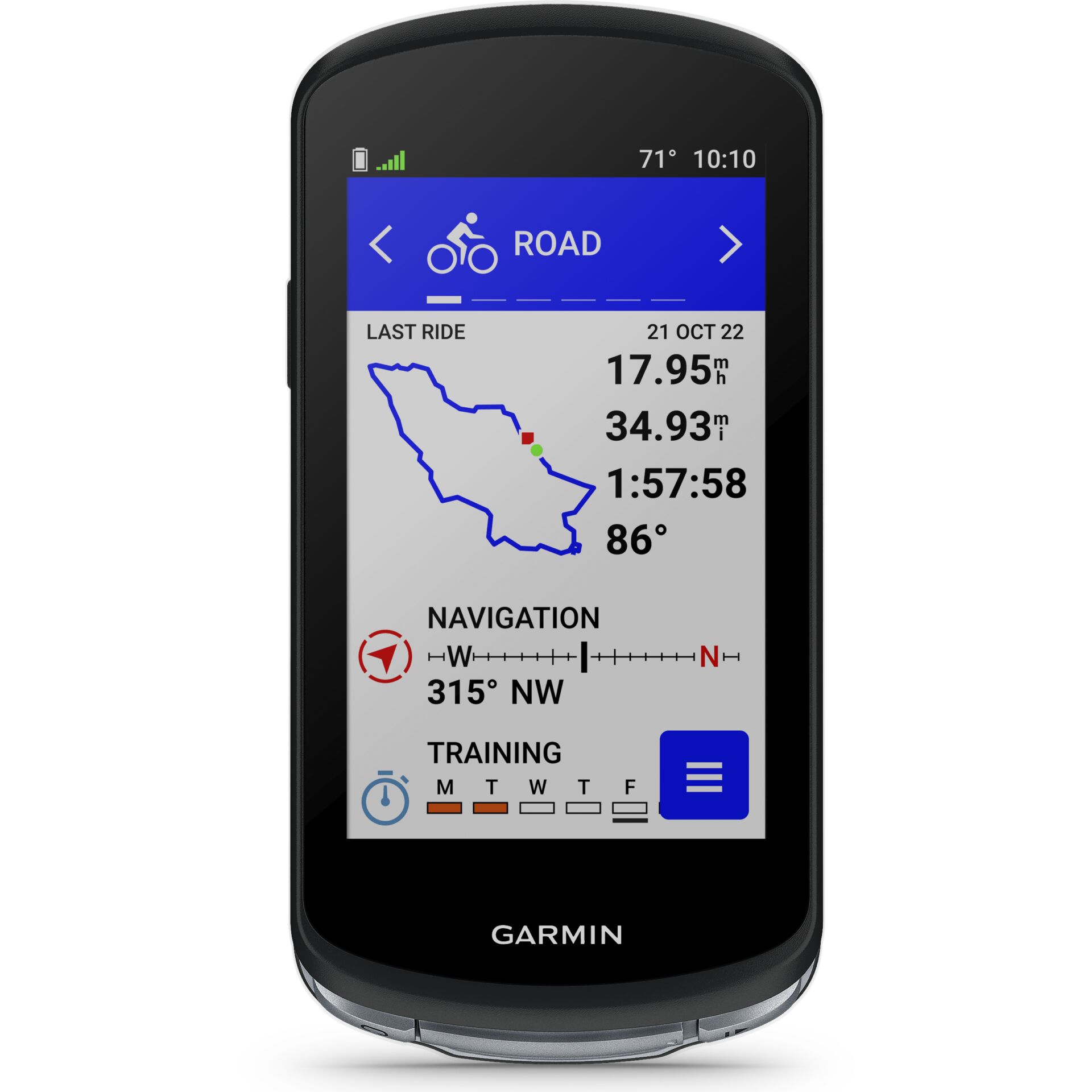 Garmin Edge 1040 8,89 cm (3.5) Trådløs cykelcomputer Sort