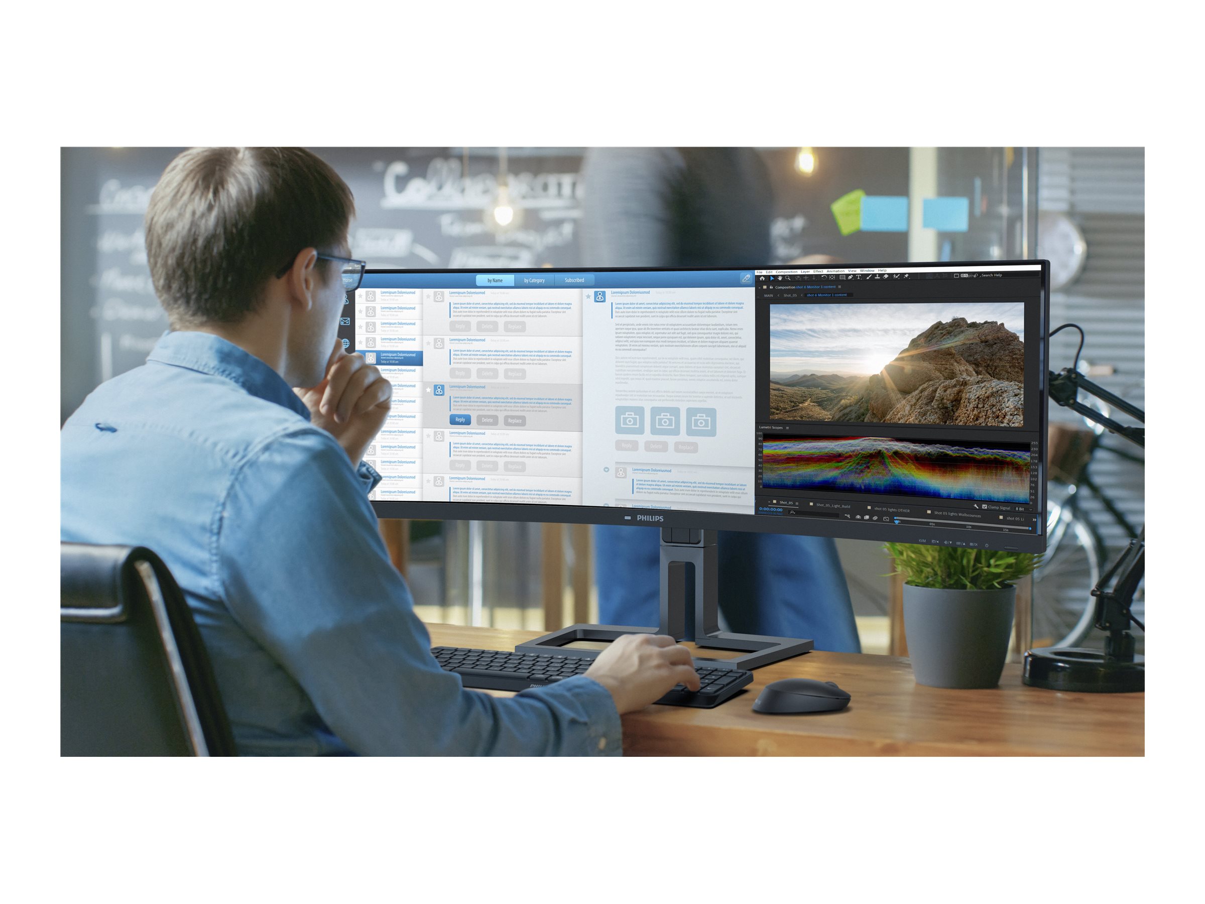 Philips 45B1U6900C 45 VA 5120 x 1440 (UltraWide) HDMI DisplayPort USB-C 75Hz