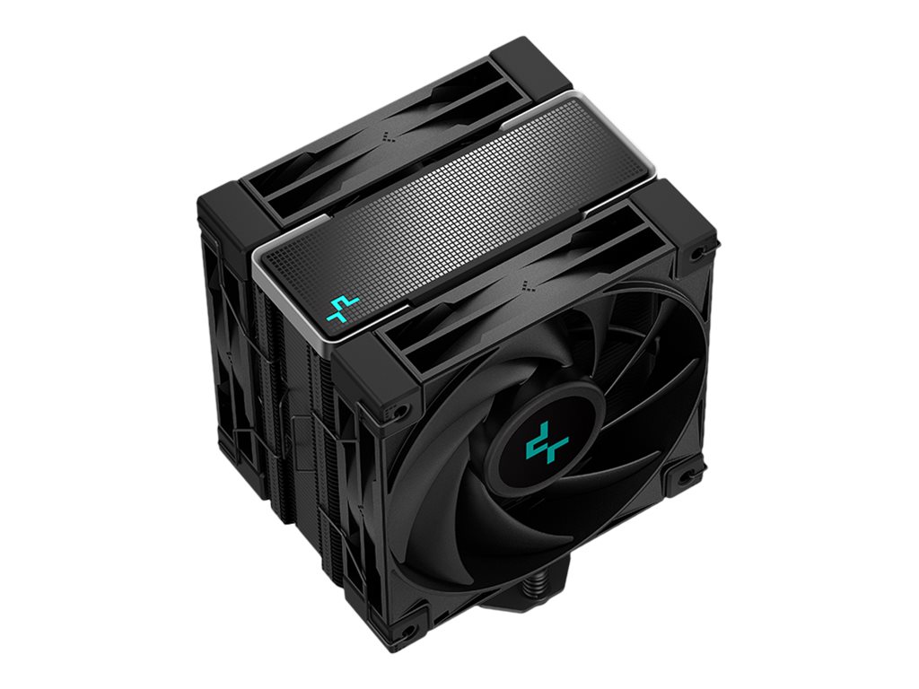 Deepcool AK400 ZERO DARK PLUS Processor-køler 1-pack Sort Sølv 120 mm