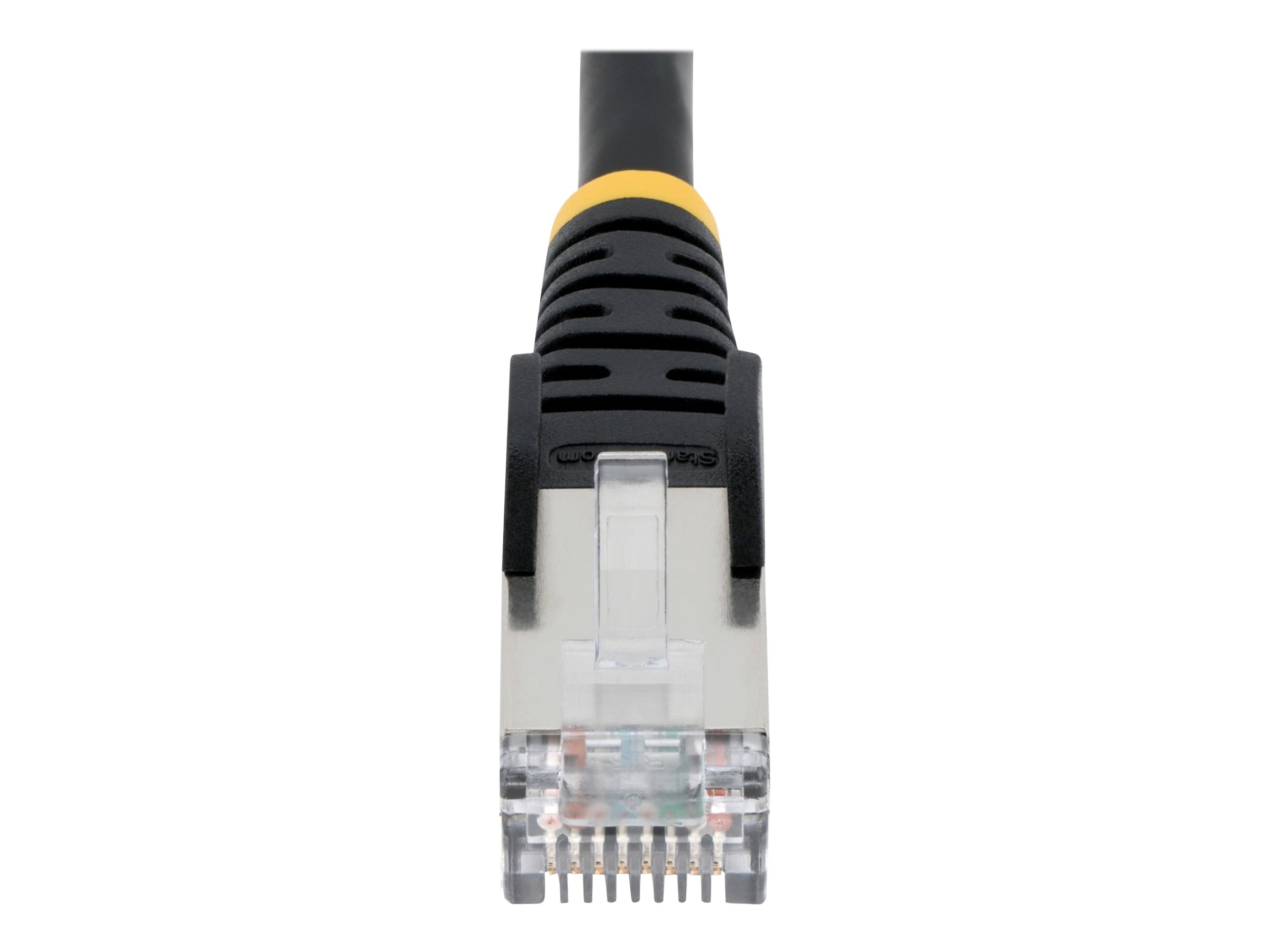 StarTech.com 3m CAT6a Cable - Black - Low Smoke Zero Halogen (LSZH) - 10GbE 500MHz 100W ++ Snagless RJ-45 w/Strain Reliefs S/FTP Network Patch Cord CAT 6a S/FTP 3m Patchkabel Sort