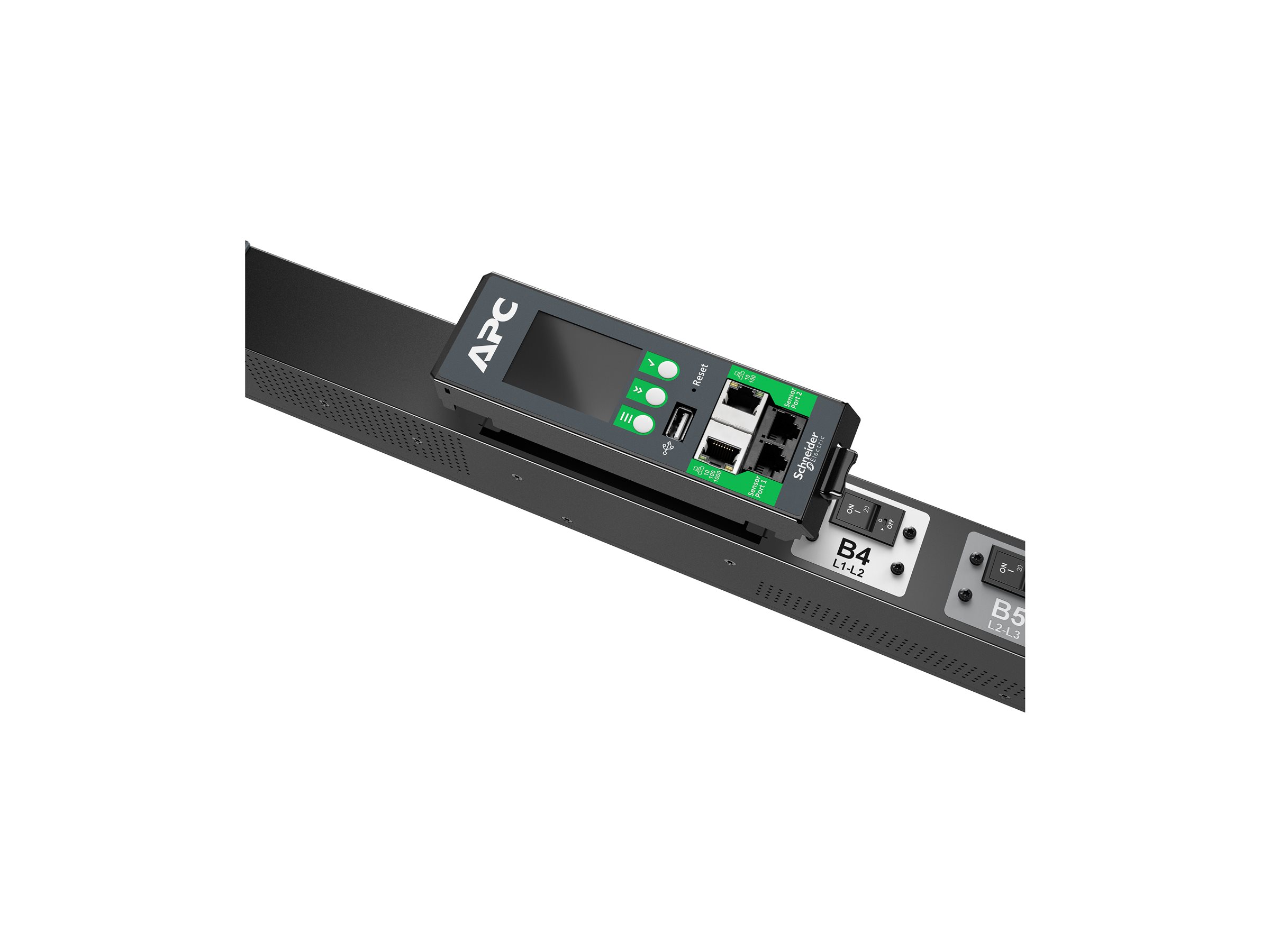APC NetShelter Rack PDU Advanced Power Distribution Unit 42-plug 60A Black 1.8m