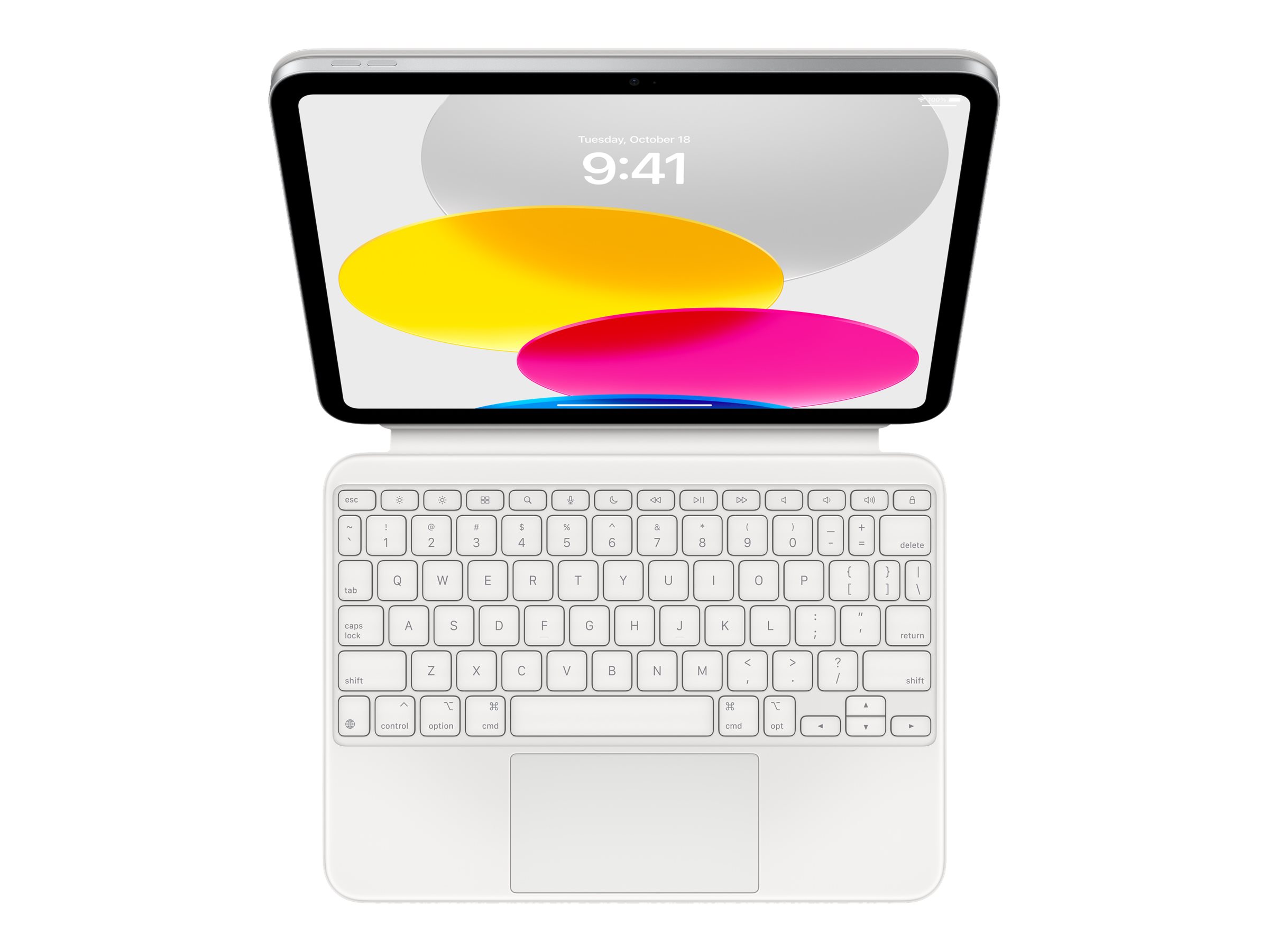 Apple Magic Keyboard Folio Tastatur og folio-kasse Saks Kabling Svensk Apple iPad Wi-Fi (10. generation)