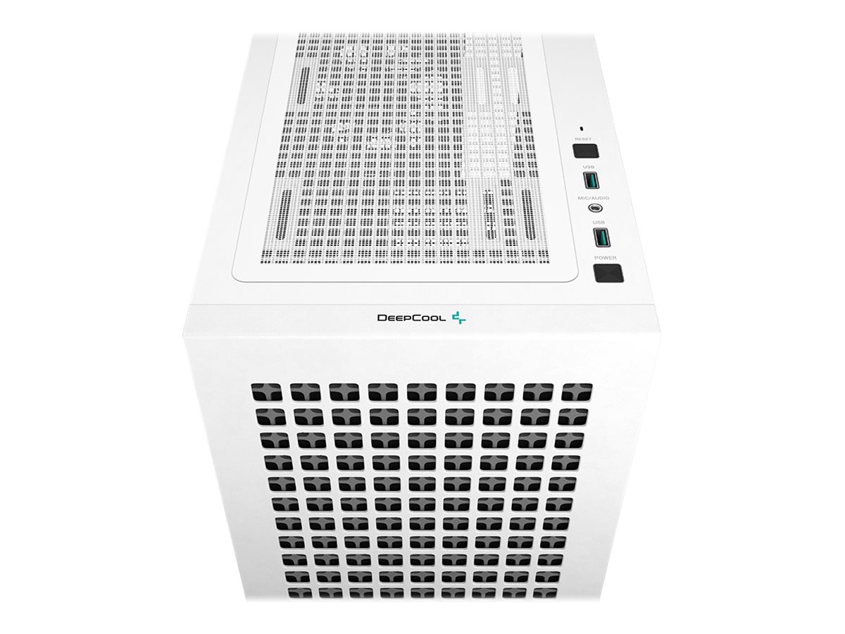 DeepCool CH370 WH Tower Micro ATX Hvid