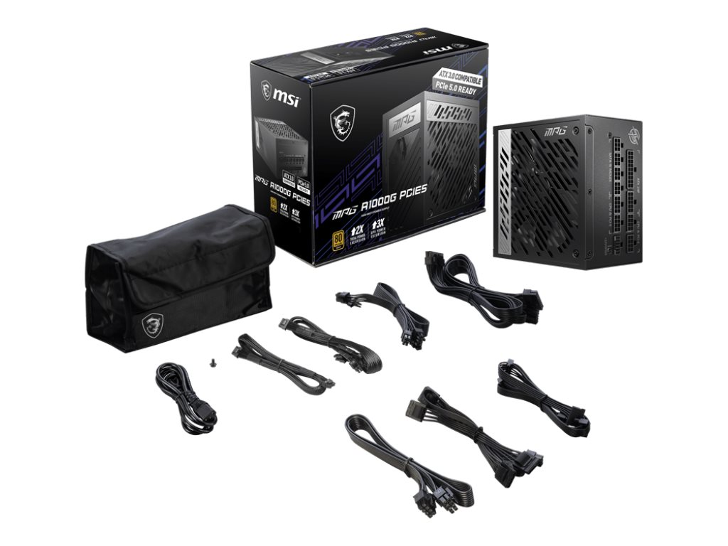 MSI MPG A1000G PCIE5 1000Watt 80 PLUS Gold