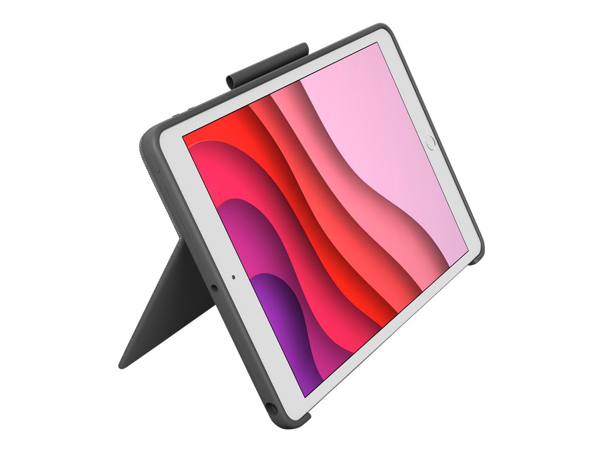 Logitech Combo Touch Tastatur og folio-kasse 16-niveau Kablet Tysk