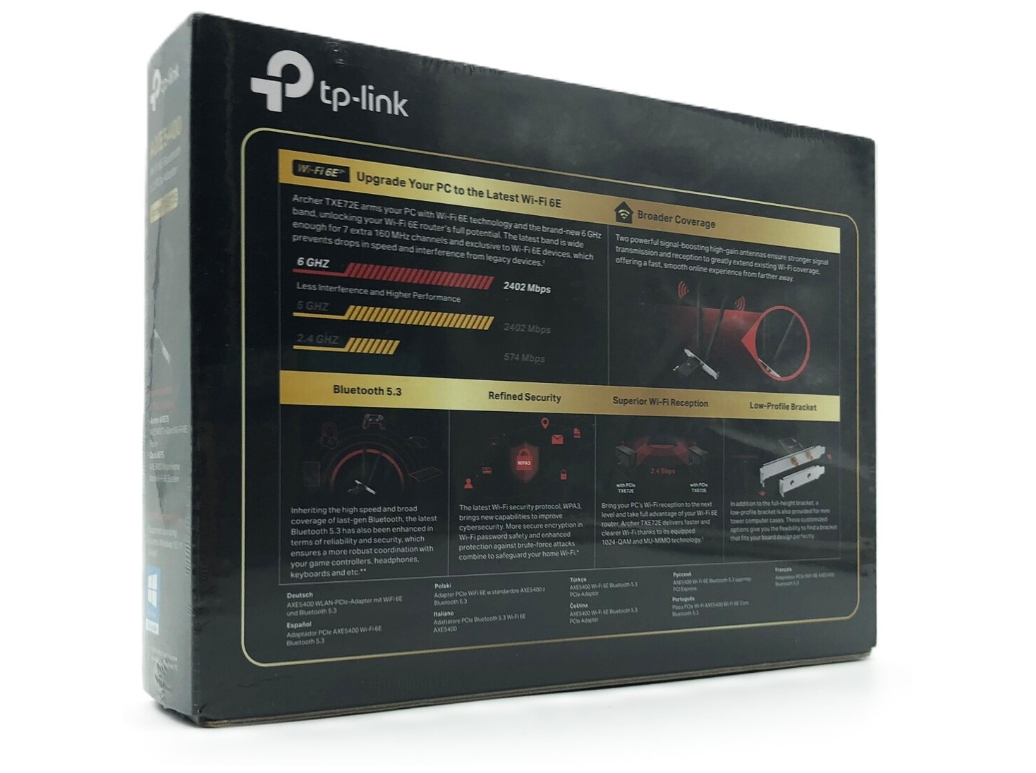 TP-Link ARCHER TXE72E V1 Netværksadapter PCI Express x1
