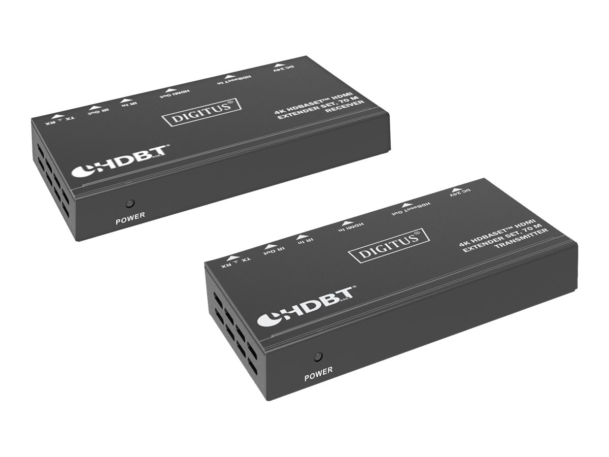 DIGITUS 4K HDBaseT DS-55520 Video/audio/infrarød/serial/netværksforlænger