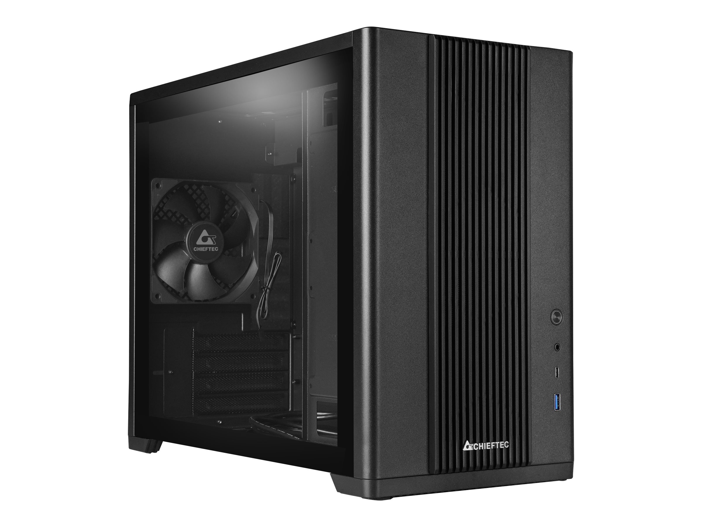 Chieftec BX-10B-OP Tower Micro ATX Sort