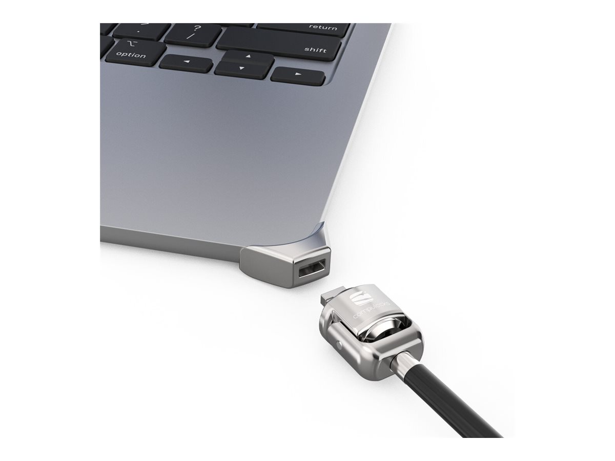 Compulocks Ledge for MacBook Air M2 2022 Keyed Cable Lock Adapter til låsning af slot for sikkerhed