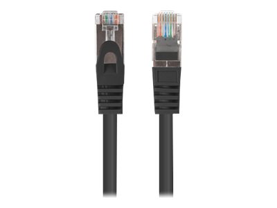 Lanberg CAT 6 Foldet uskærmet snoet par (F/UTP) 2m Patchkabel Sort RAL 9004