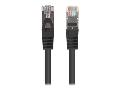 Lanberg CAT 6 Foldet uskærmet snoet par (F/UTP) 1.5m Patchkabel Sort RAL9004