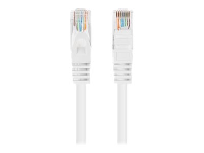 Lanberg CAT 5/5e U/UTP, Unshielded 3m Patchkabel Hvid RAL 9010