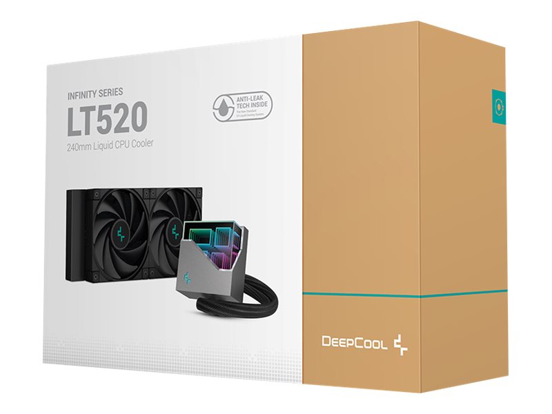 Deepcool LT520 Vandkøler 1-pack Sort 120 mm