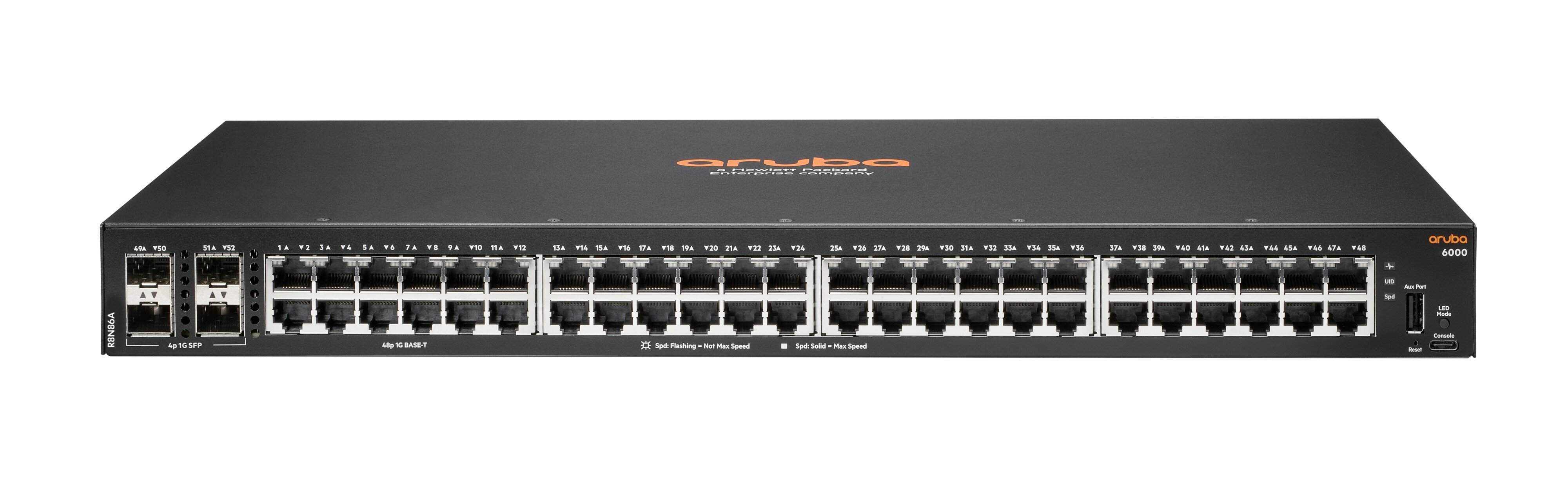 HPE Aruba 6000 48G 4SFP Switch 48-porte Gigabit