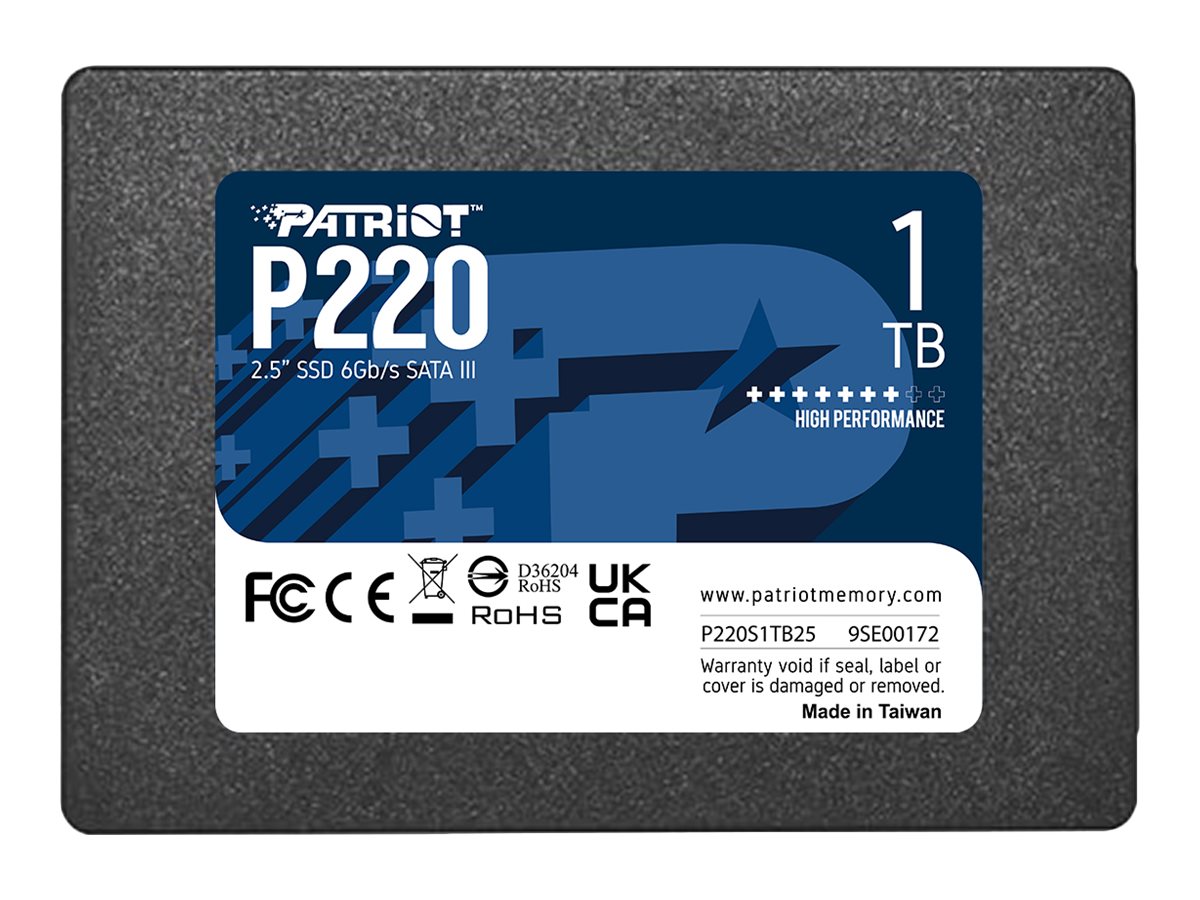Patriot SSD P220 1TB 2.5 Serial ATA-300