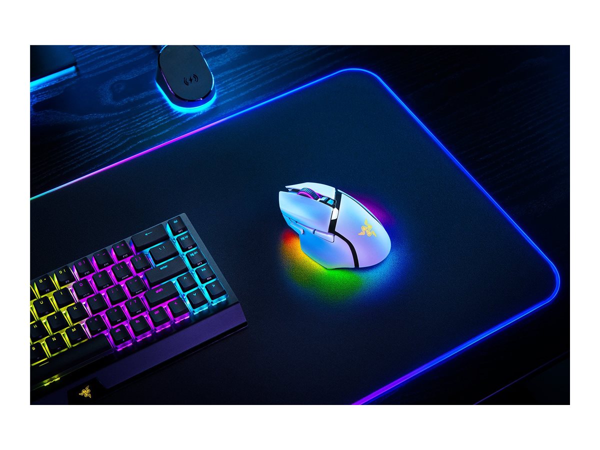 Razer Basilisk V3 pro Optisk Trådløs Kabling Hvid