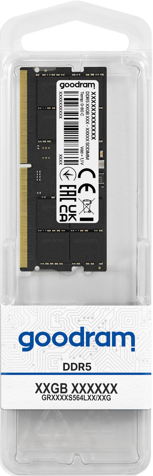 Goodram GR4800S564L40/32G hukommelsesmodul 32 GB 1 x 32 GB DDR5 48000 MHz