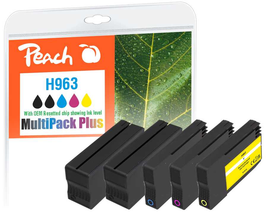Peach 6ZC70AE Sort, Cyan, Magenta, Gul 1000 sider Blæk