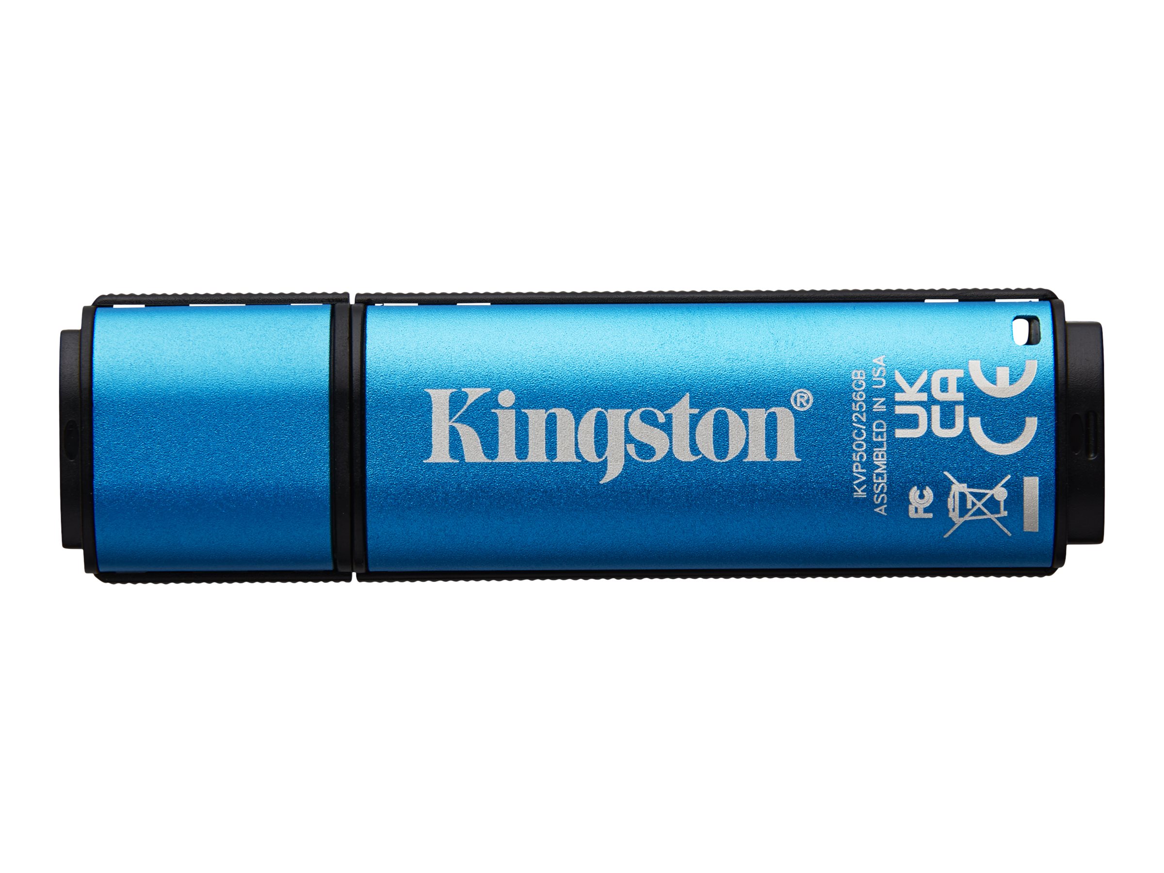 Kingston IronKey Vault Privacy 50C 64GB USB-C 3.2 Gen 1 Blå