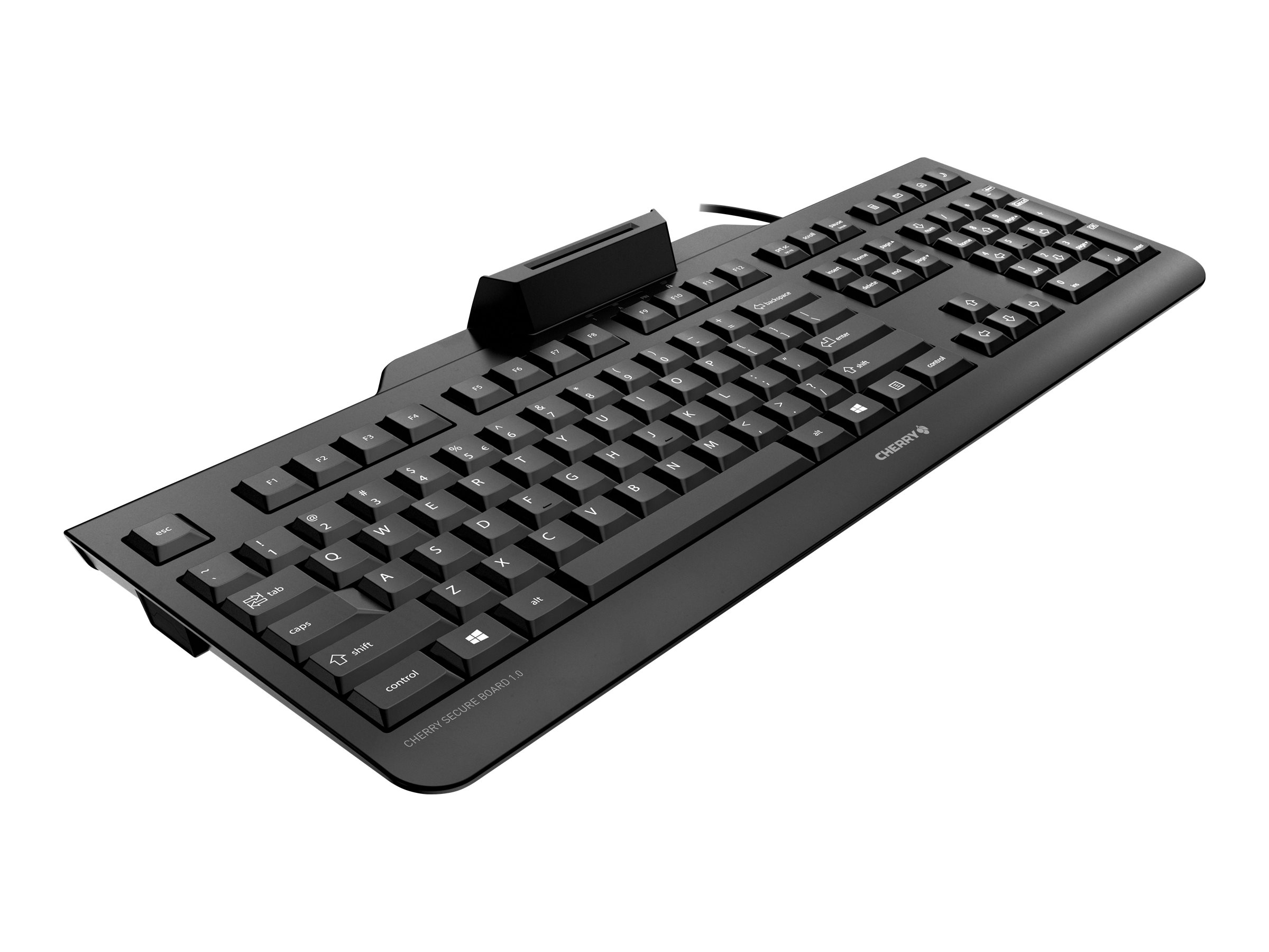 CHERRY SECURE BOARD 1.0 Tastatur Kablet USA med Euro-symbol