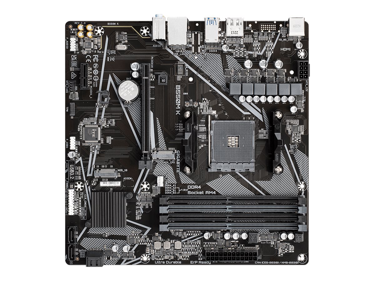 Gigabyte B550M K Micro-ATX AM4 AMD B550