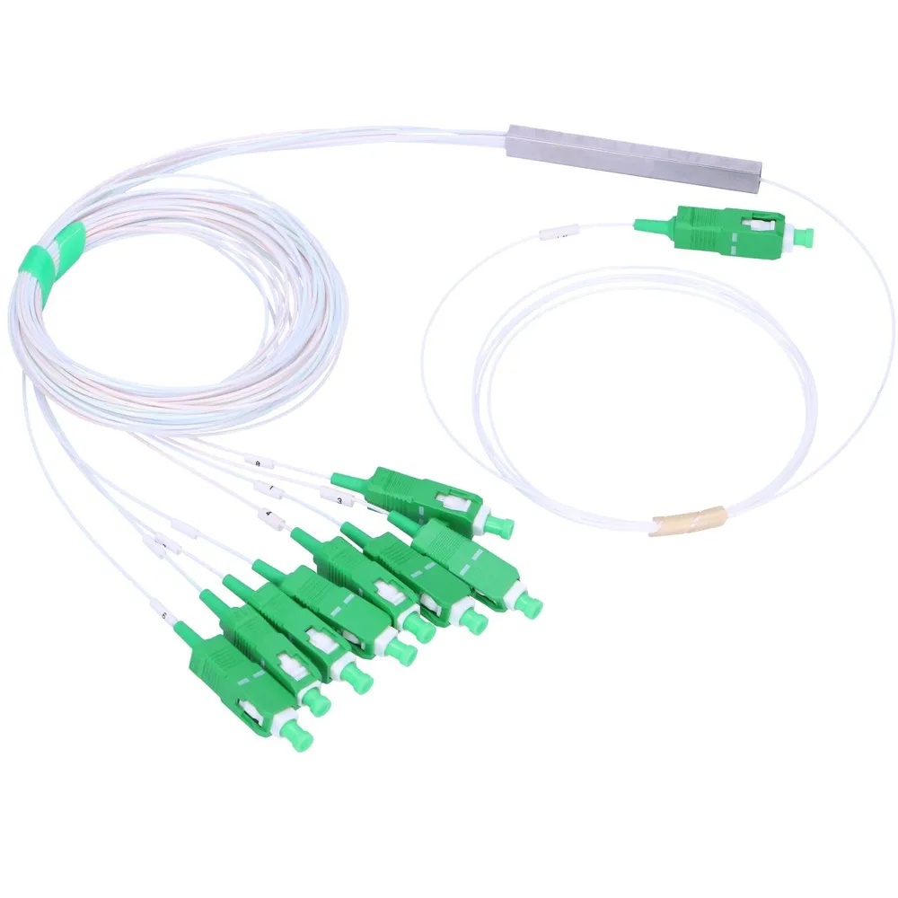 Extralink PLC 1 8 0.9 mm Fiber kabel splitter SC/APC 1 m